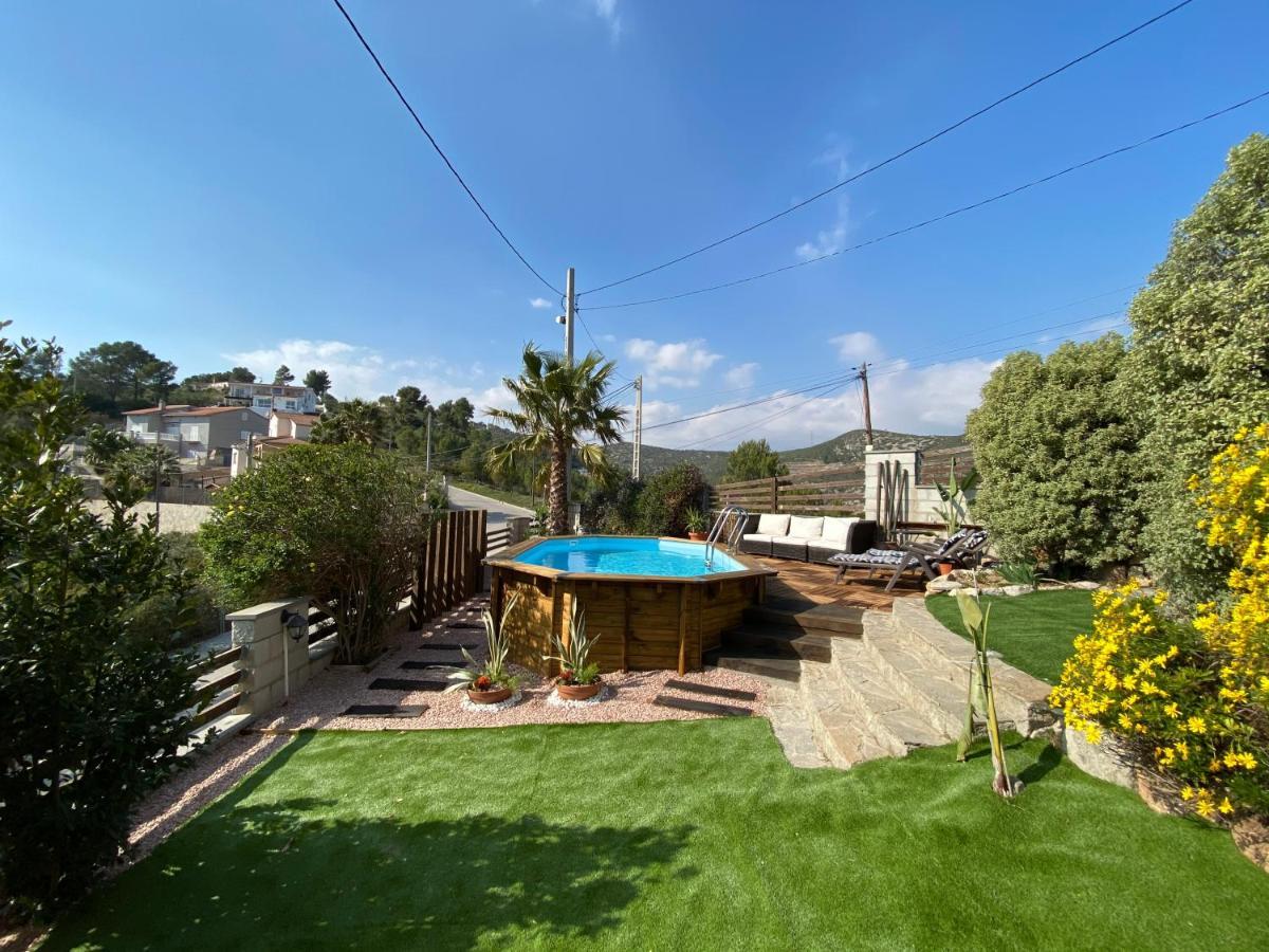 Amazing Vila Close To Sitges, Jacuzzi, Swimming Pool & Exellent Views Olivella Extérieur photo
