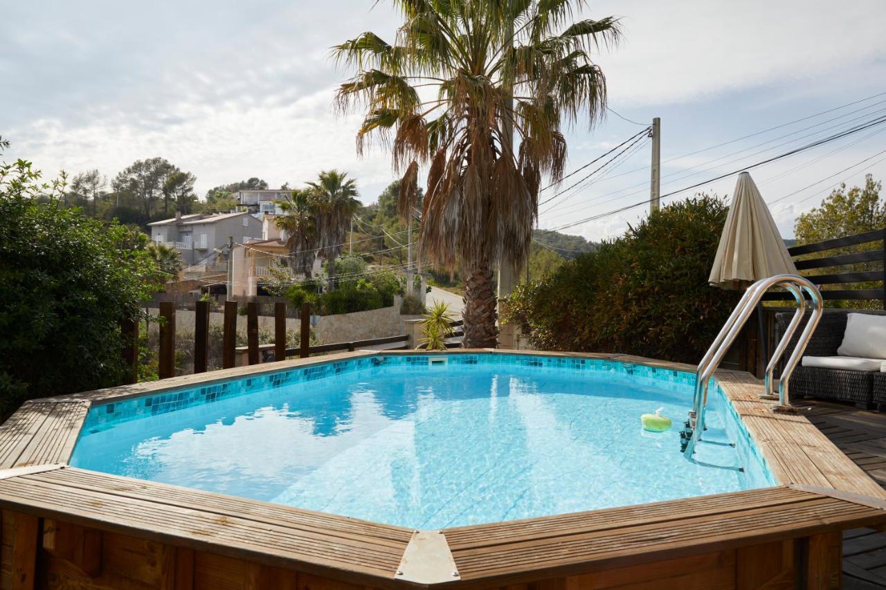 Amazing Vila Close To Sitges, Jacuzzi, Swimming Pool & Exellent Views Olivella Extérieur photo