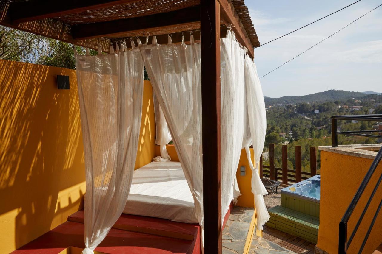 Amazing Vila Close To Sitges, Jacuzzi, Swimming Pool & Exellent Views Olivella Extérieur photo
